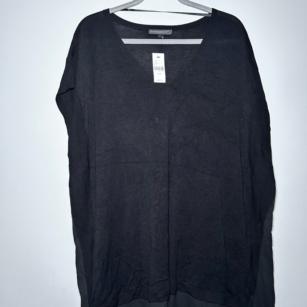 Lane Bryant Black Blouse